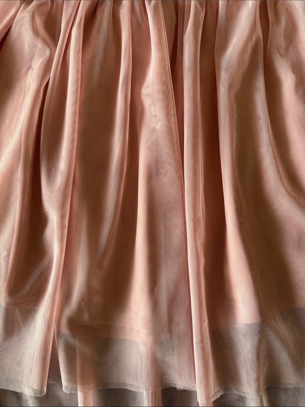 Pink High-Low Tulle Skirt - Picture 3 of 6
